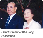 Establishment of Gha Song Foundation