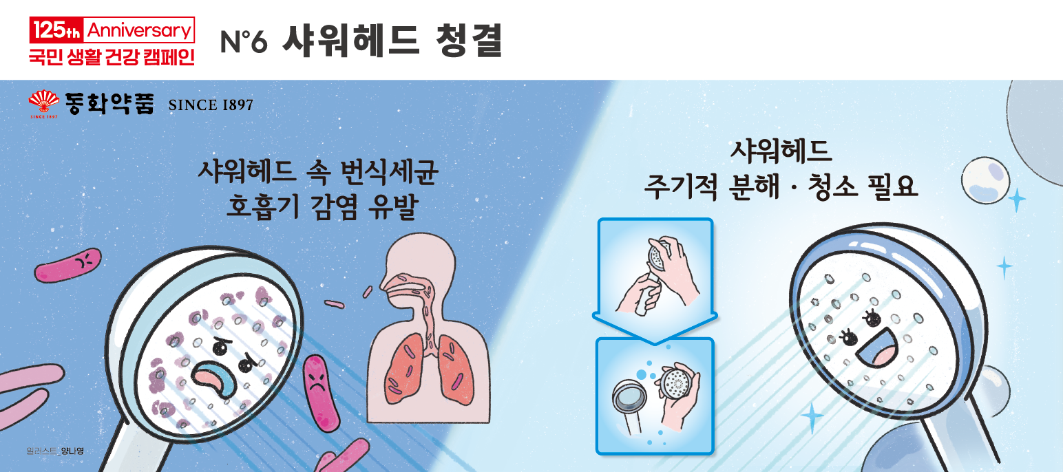 샤워헤드 청결