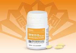 '판토프라 정 40mg' 제품